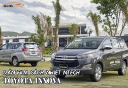 Dán phim cách nhiệt Ntech Toyota Innova